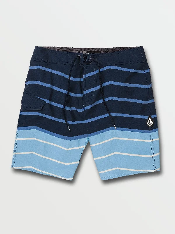 Tag - less men's trunks for irritation - free comfortSwipe Stripe Mod-Tech Trunks - Navy