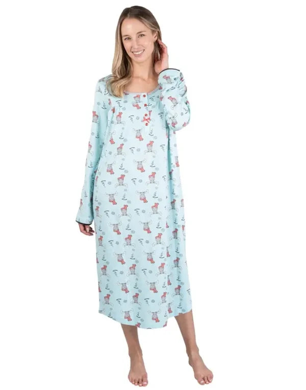 Men's briefs with a wide waistband for comfortPatricia Winter Moose Long Nightgown