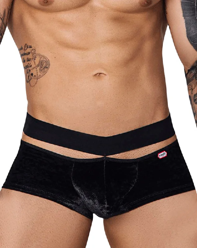 Men's trunks with a wide elastic waistbandPikante 1096 Clandestine Velvet Trunks