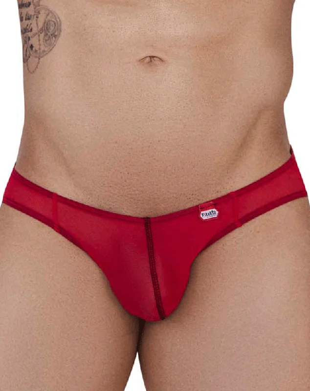 Men's briefs with a double - layer pouch for extra protectionPikante 1277 Sonar Briefs Red