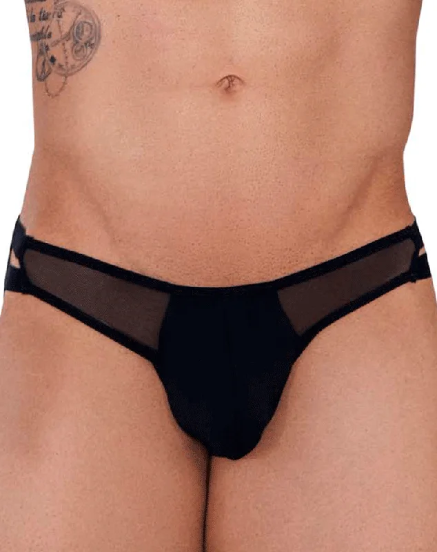 Men's briefs with a lace trim for a touch of flairPikante 1291 Sziget Briefs Black