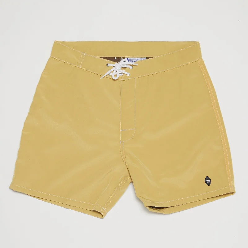 Athletic - grade men's trunks for sportsSolid Trunks (Yellow)