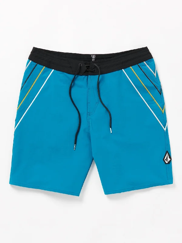 Men's trunks with a contoured pouch designVolcom Stone Liberator Trunks - Ocean Teal