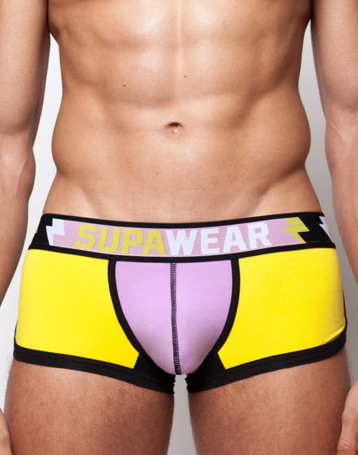 Men's trunks with a wide elastic waistbandSUPACHARGE Trunk Underwear - Lightning