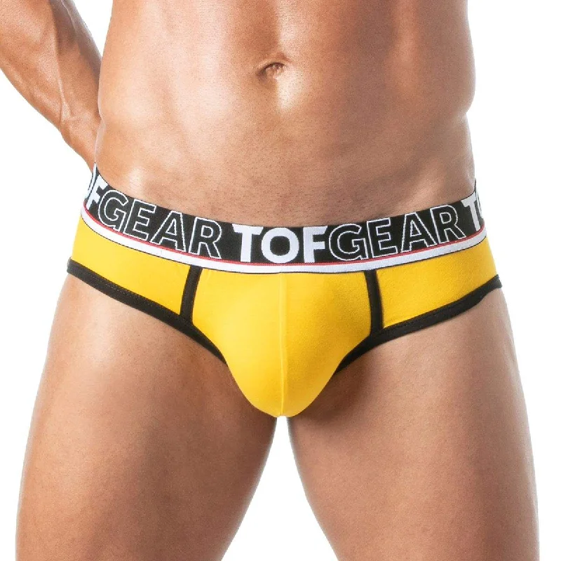 Low - cut men's briefs for a discreet appearanceTOF Champions brief yellow