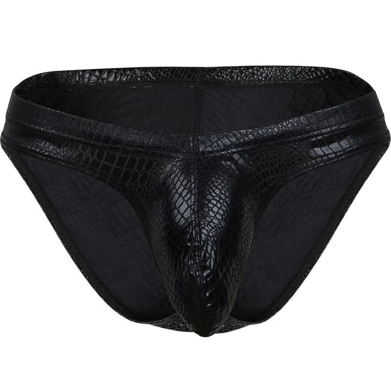 Seamless men's briefs for a smooth look under clothesTop Viscose Sexy Serpentine Men's Sexy Brief