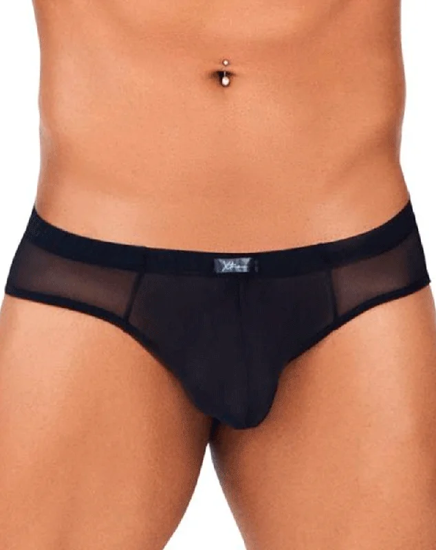 Low - cut men's briefs for a discreet appearanceXtremen 91138 Mesh Briefs Black