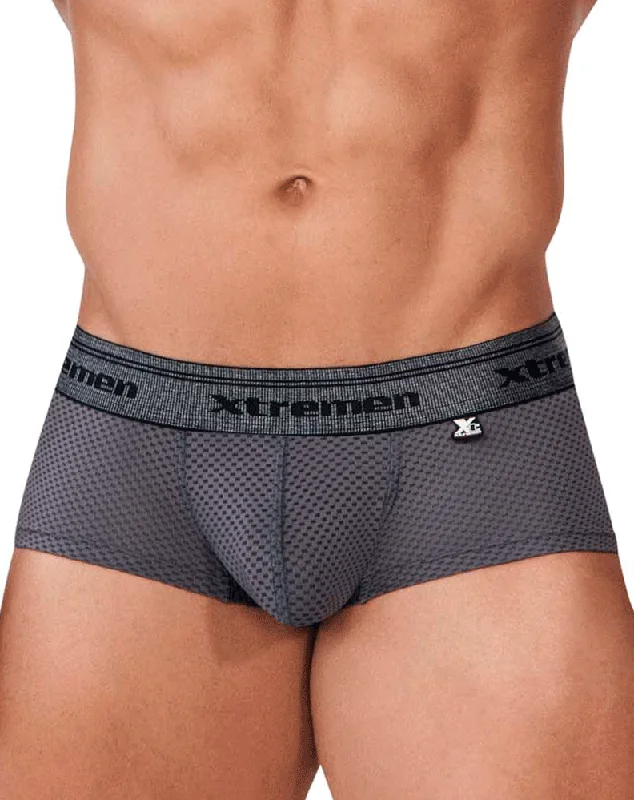 Slim - cut men's trunks for a modern styleXtremen 91158 Capriati Trunks Dark Gray