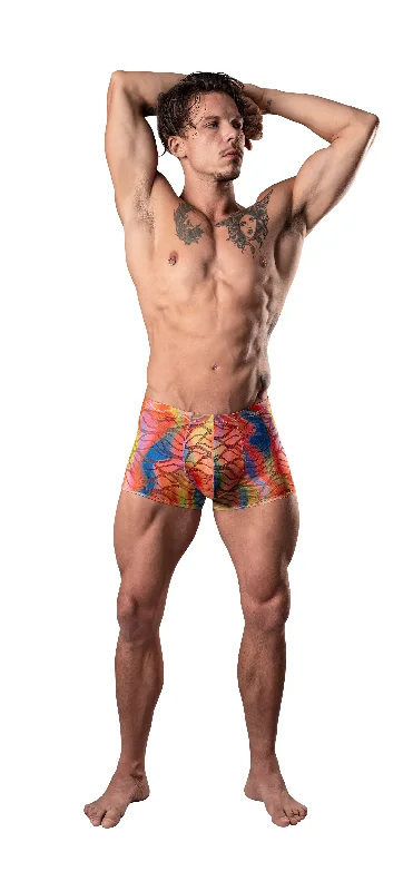 Solid - color men's trunks in various shadesMALE POWER YOUR LACE OR MINE POUCH SHORT